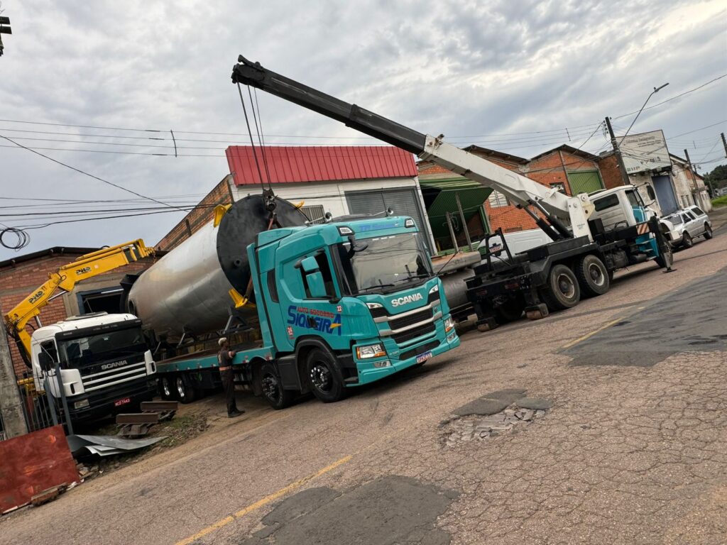remoçao de equipamento industrial